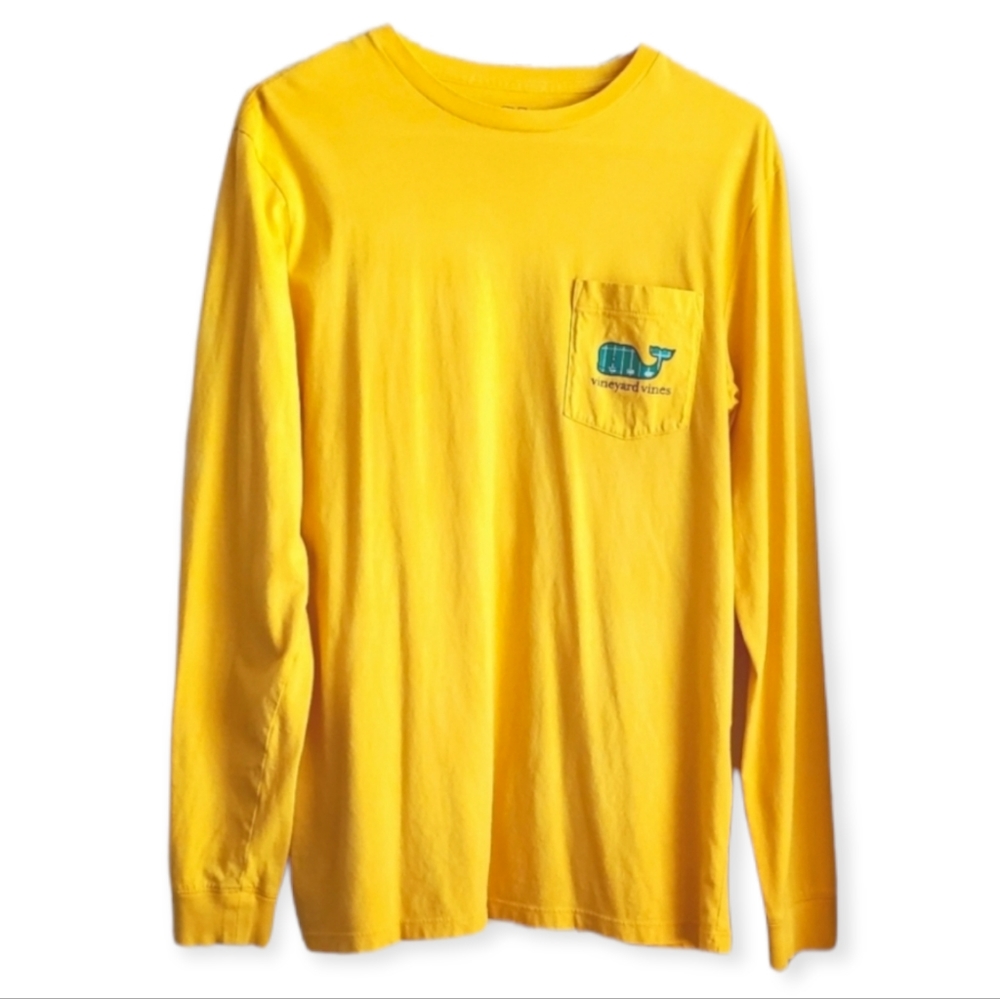 Vineyard Vines Men's Yellow Long Sleeve